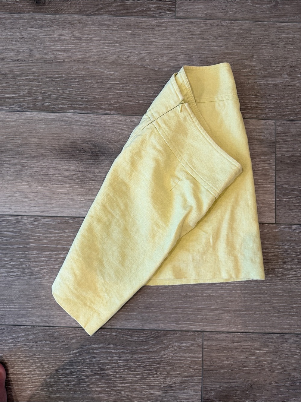 Ideology Yellow Mini A-Line Skirt - Picture 2 of 5